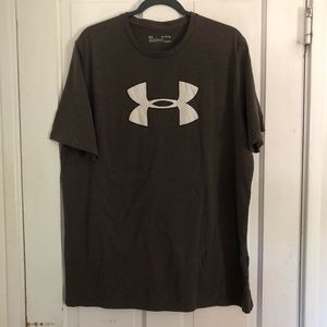 grey under armor shirt